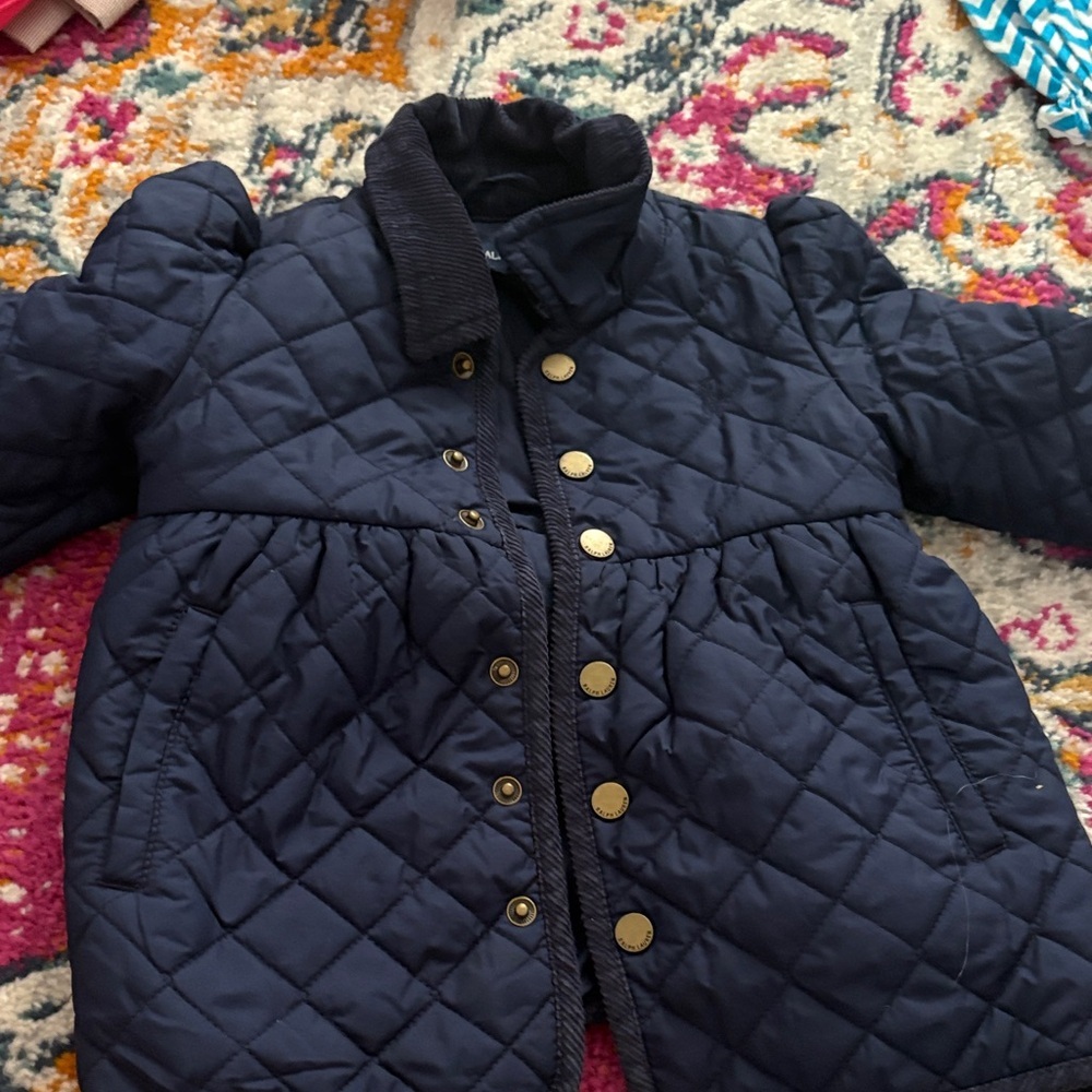 Polo by Ralph Lauren Quilted Navy Kids Puffer Jacket